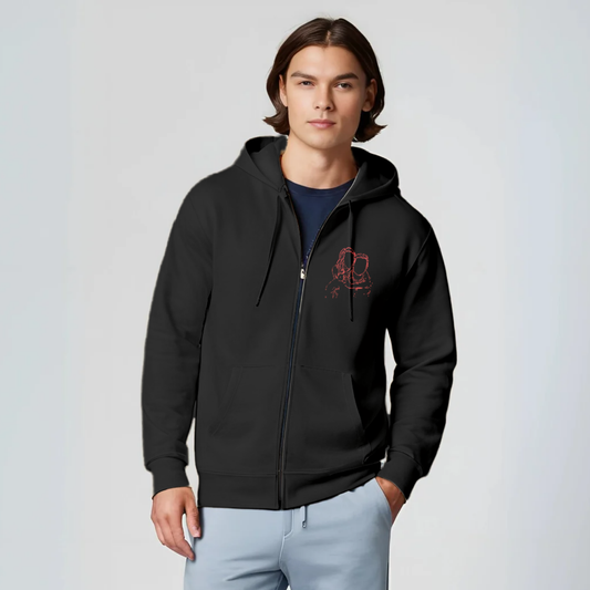 StitchyFeels Zip-Up Hoodie